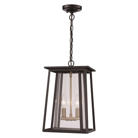 TRANS GLOBE 2Lt Outd Hang Lantern Belen Me 50763 BK